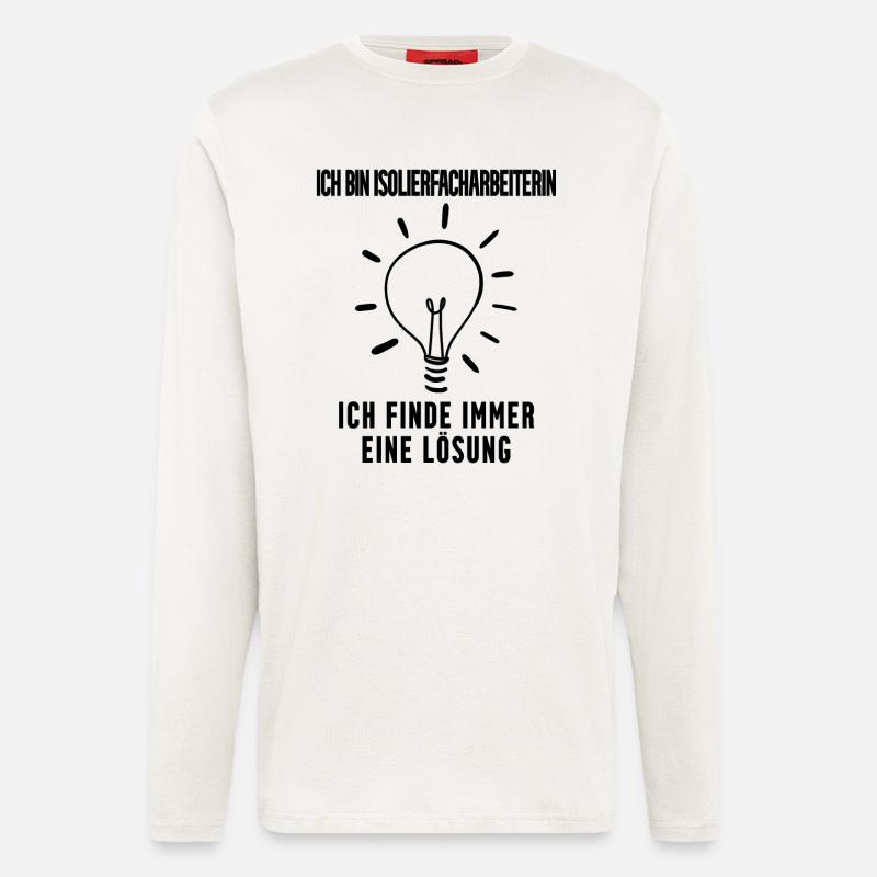 Isolierfacharbeiterin - Langarmshirt - made by SPREAD  - OFF WHITE