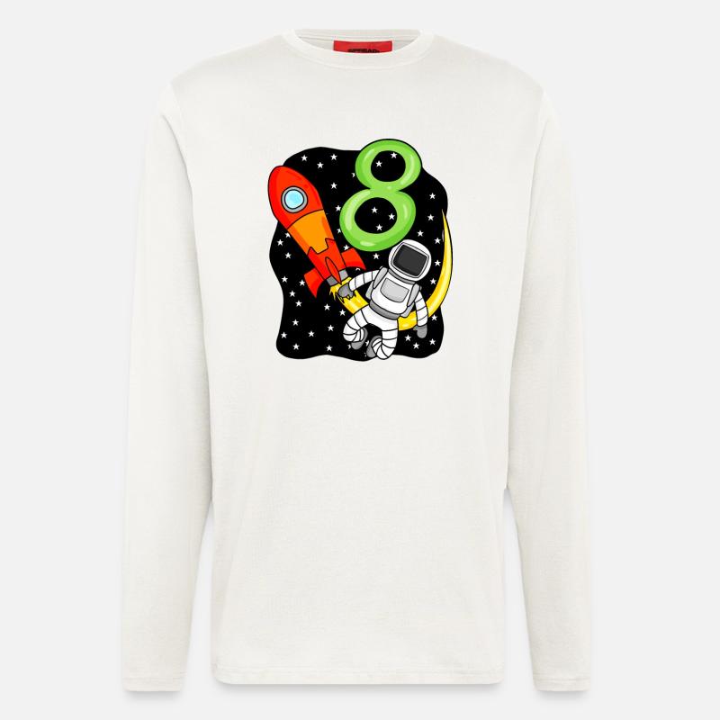 8 years old Young astronaut - Longsleeve - made by SPREAD  - OFF WHITE