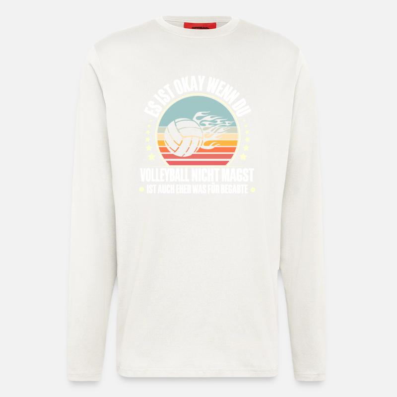 Volleyball - Langarmshirt - made by SPREAD - OFF WHITE
