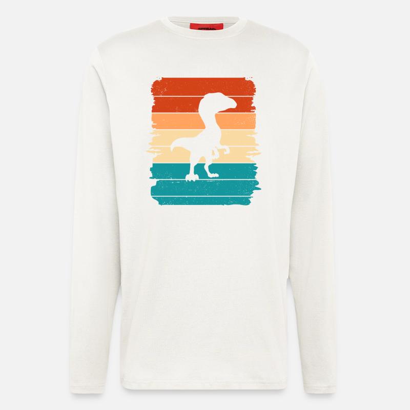 Dino - Langarmshirt - made by SPREAD  - OFF WHITE