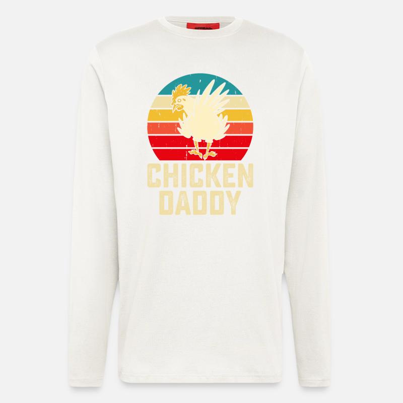 Chicken Daddy - Langarmshirt - made by SPREAD  - OFF WHITE