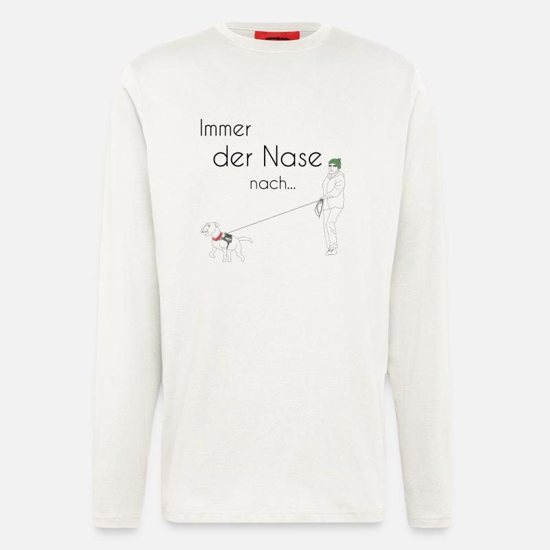 Mantrailing - Langarmshirt - made by SPREAD  - OFF WHITE