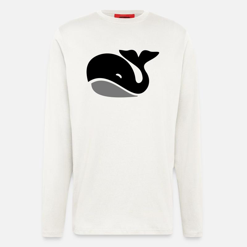 Wal - Langarmshirt - made by SPREAD  - OFF WHITE