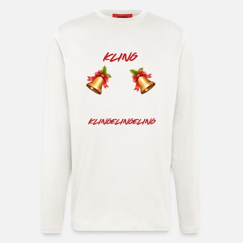 Weihnachts Glöckchen - Langarmshirt - made by SPREAD  - OFF WHITE