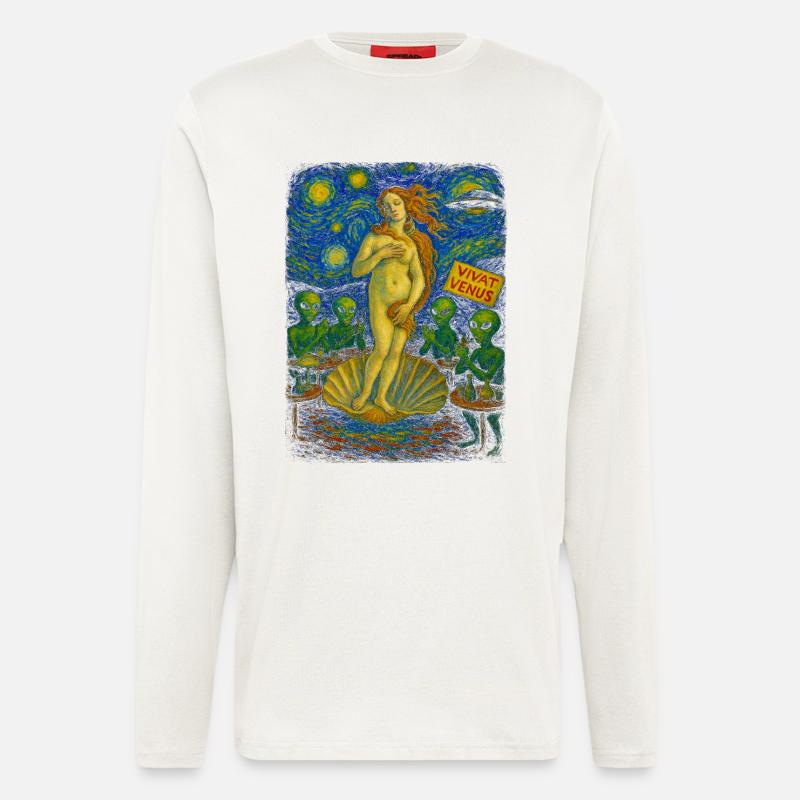 Vivat Venus Alien Gala UFO - Langarmshirt - made by SPREAD - OFF WHITE