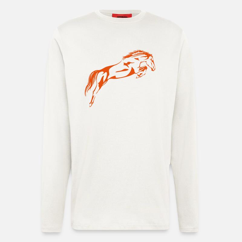 Springpferd - Langarmshirt - made by SPREAD  - OFF WHITE