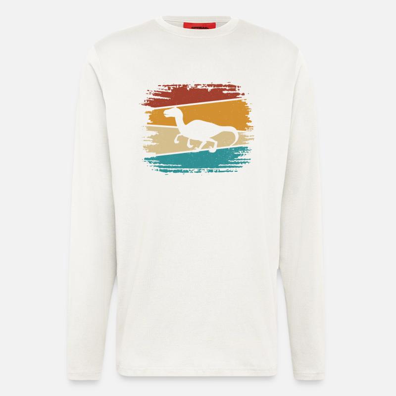 Velociraptor - Langarmshirt - made by SPREAD  - OFF WHITE