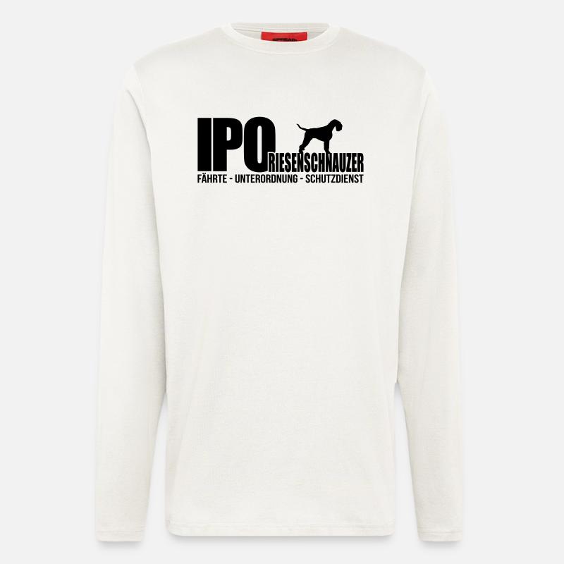 IPO GIANT SCHNAUZER - Longsleeve - made by SPREAD  - OFF WHITE
