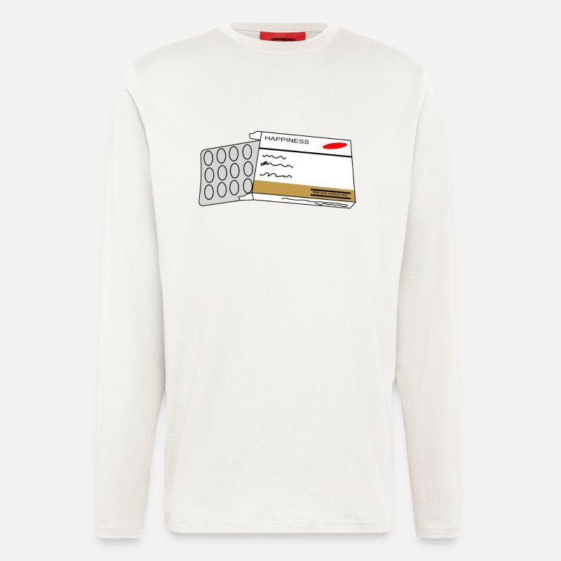 Happiness - Langarmshirt - made by SPREAD  - OFF WHITE