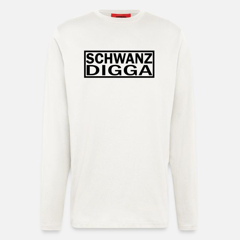 TAIL DIGGA - Longsleeve - made by SPREAD  - OFF WHITE