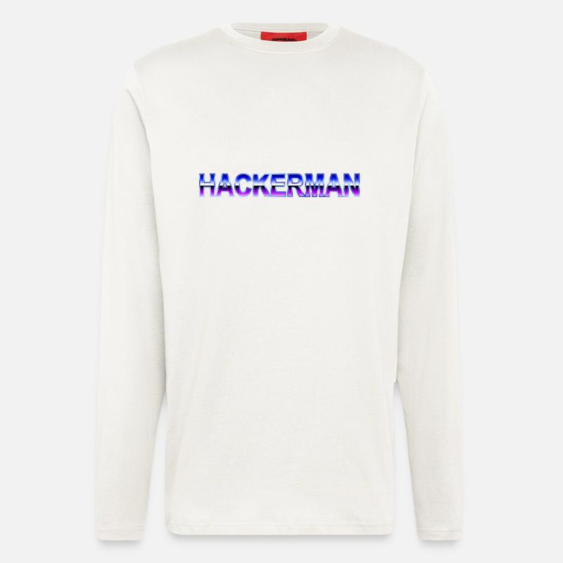 Hackerman - Longsleeve - made by SPREAD  - OFF WHITE
