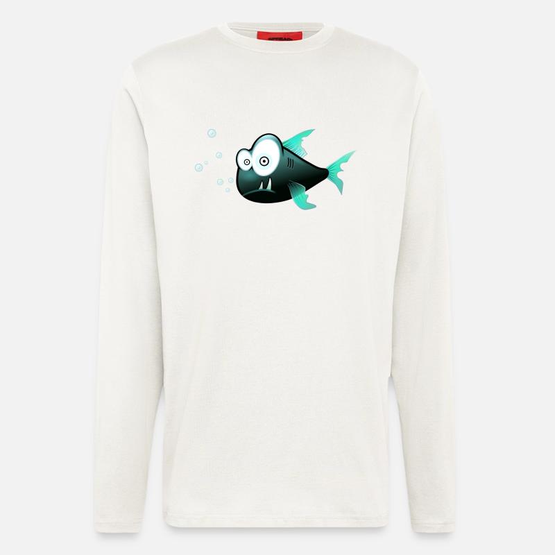 Fisch - Longsleeve - made by SPREAD  - OFF WHITE