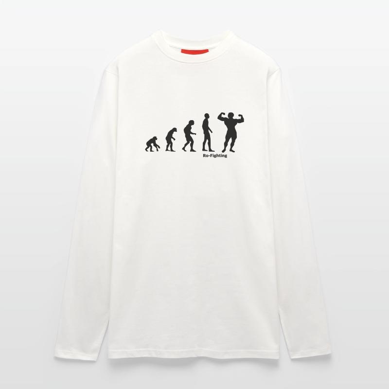 Evolution Bodybuilding Bodybuilder Geschenk Langarmshirt - made by SPREAD 