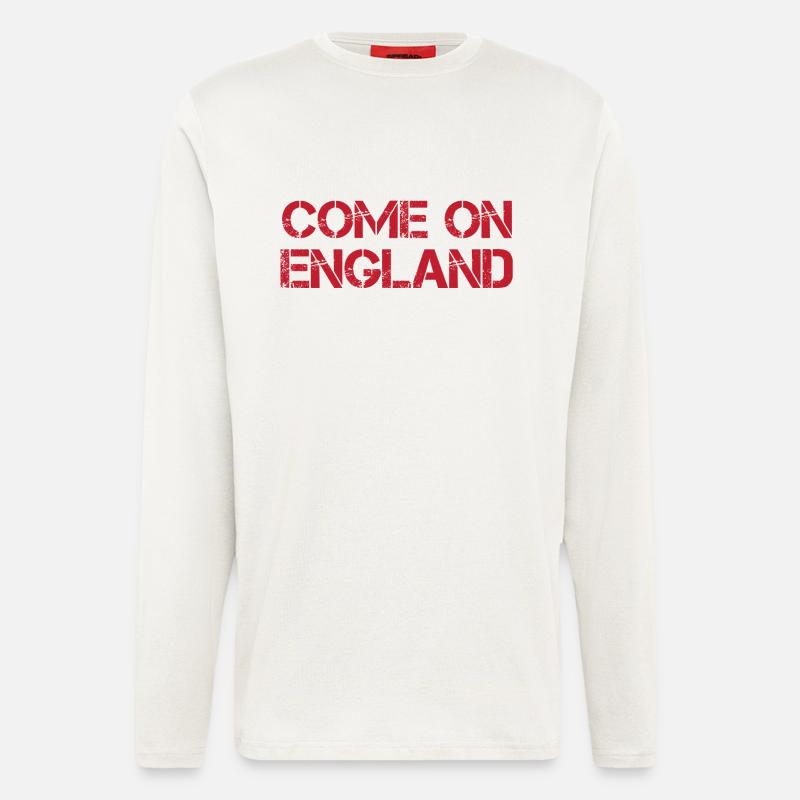 Come On England - Longsleeve - made by SPREAD  - OFF WHITE