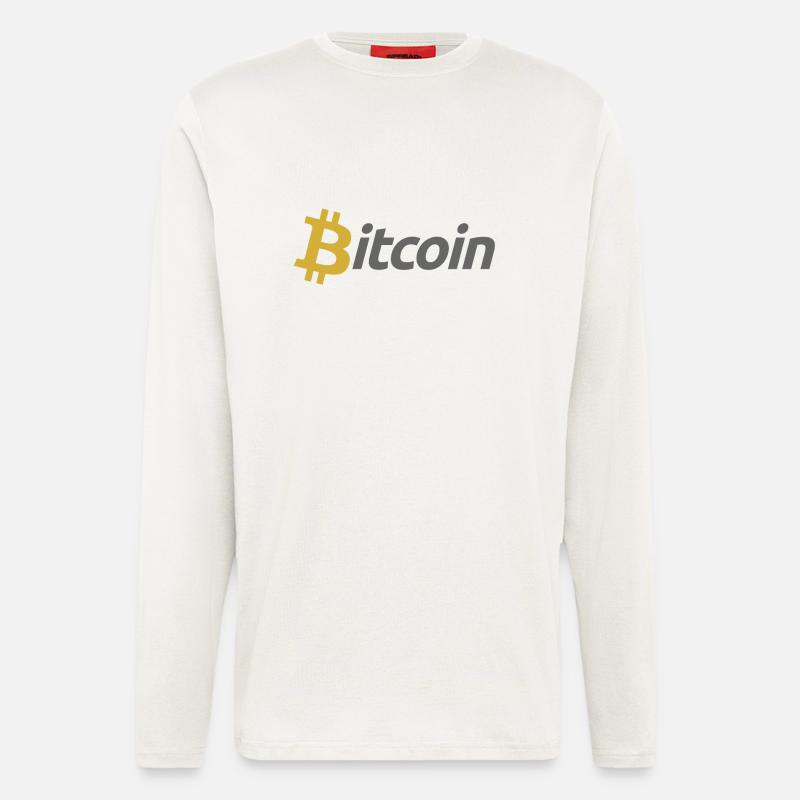 Bitcoin - Langarmshirt - made by SPREAD  - OFF WHITE