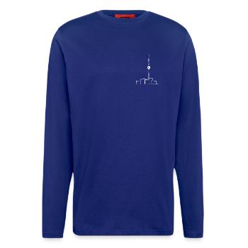 TV Tower Minimal w - Longsleeve - made by SPREAD  - Iconic Blue - Front