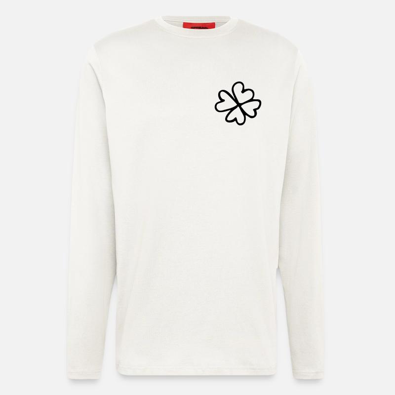 Kleeblatt - Langarmshirt - made by SPREAD  - OFF WHITE