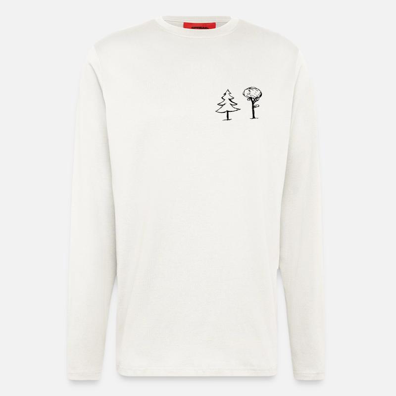 Bäume - Langarmshirt - made by SPREAD - OFF WHITE