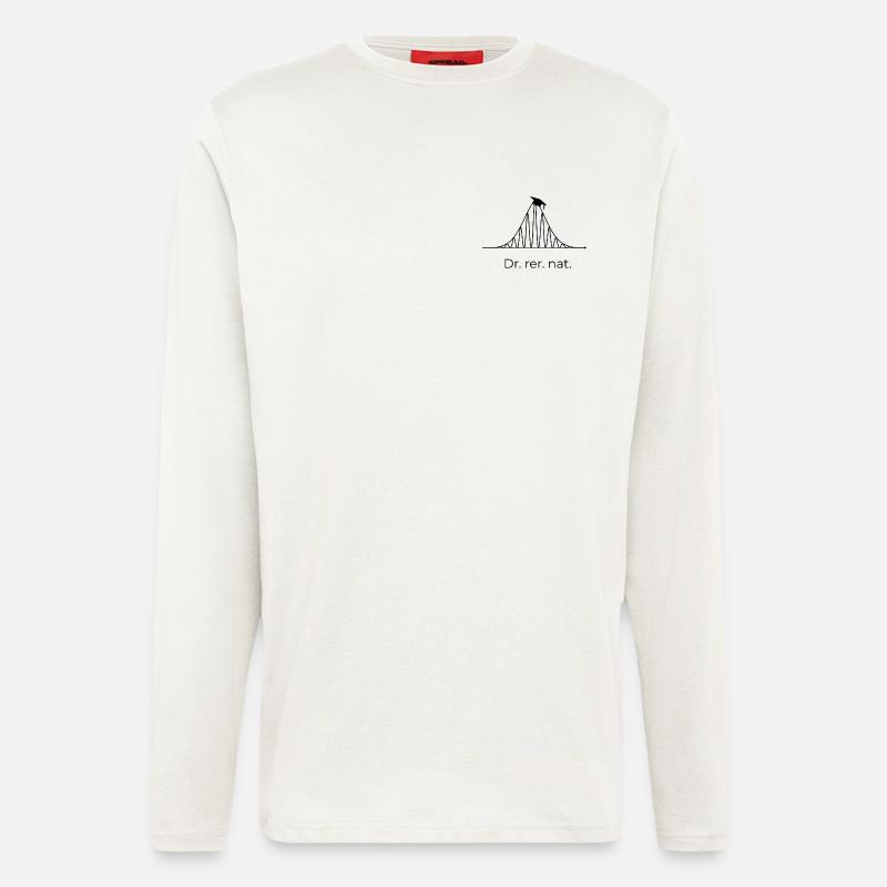 Dr. rer. nat. Interferenz - Langarmshirt - made by SPREAD - OFF WHITE
