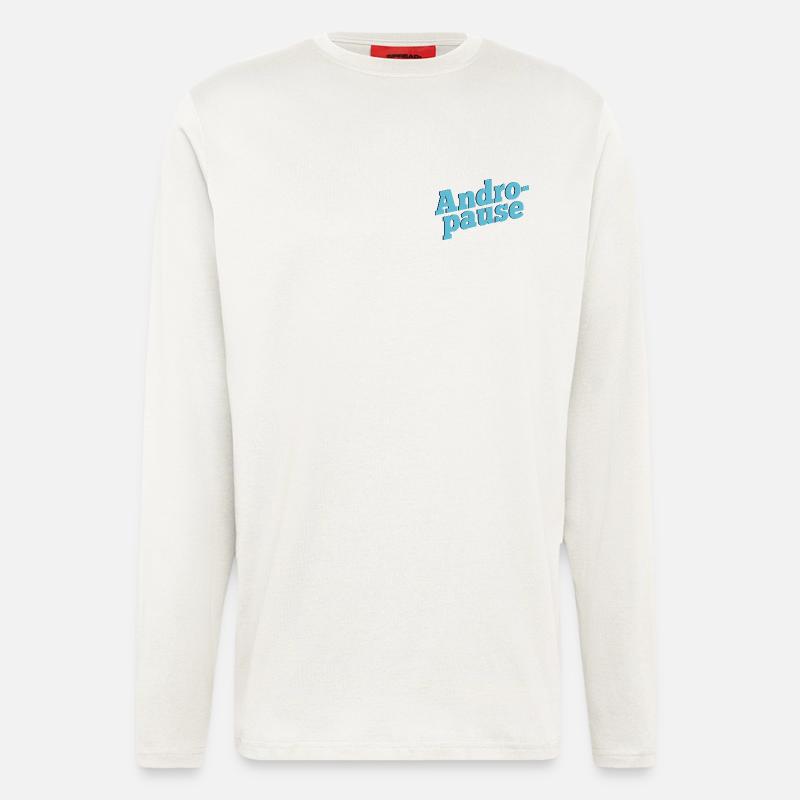 Wechseljahre Mann Andropause - Langarmshirt - made by SPREAD  - OFF WHITE