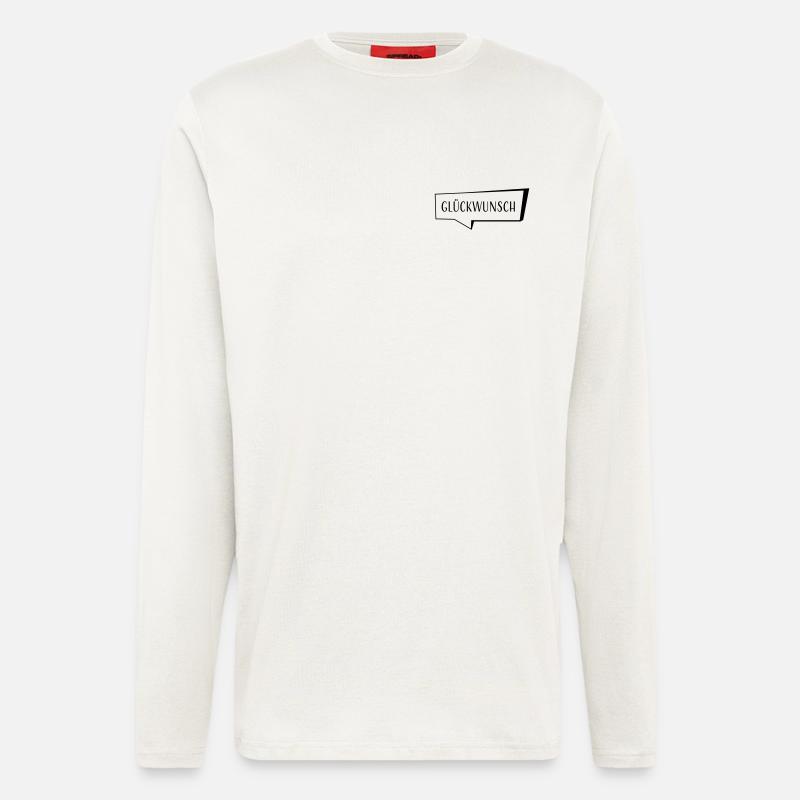 Speech bubble congratulations - Longsleeve - made by SPREAD  - OFF WHITE