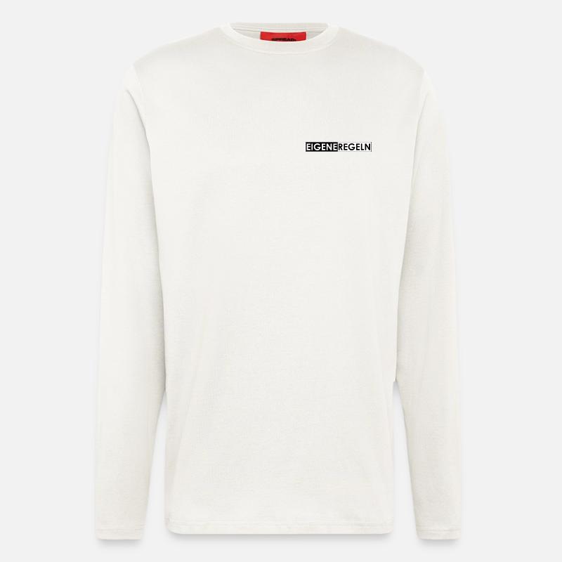 Eigene Regeln - Langarmshirt - made by SPREAD  - OFF WHITE