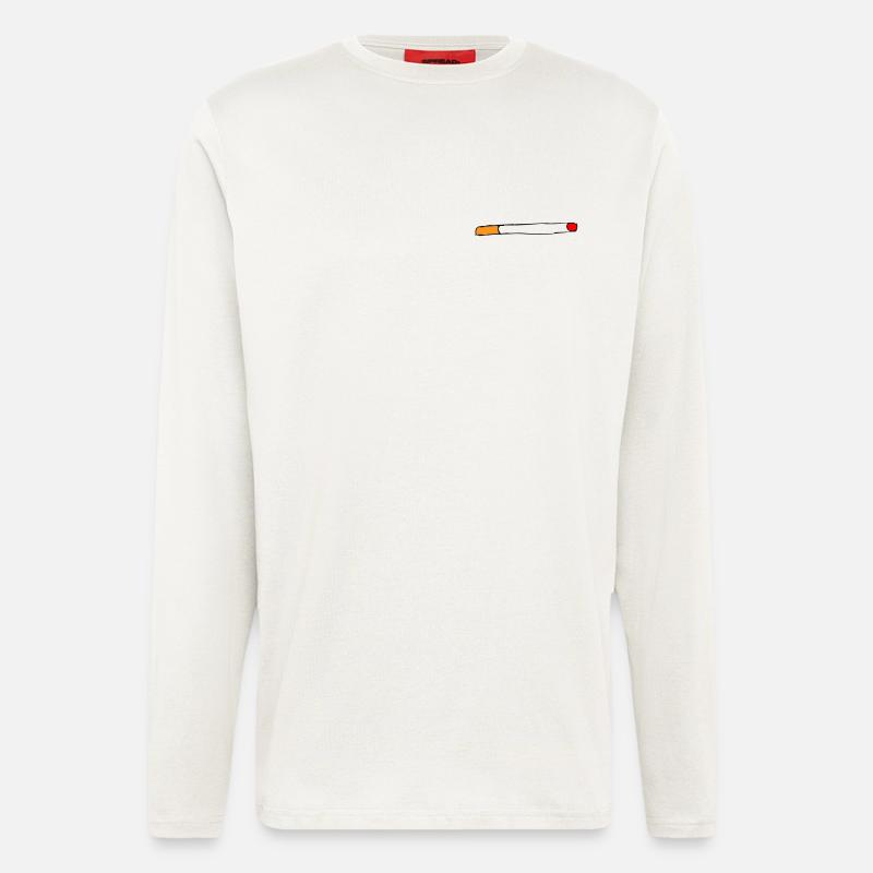 Zigarette - Langarmshirt - made by SPREAD  - OFF WHITE