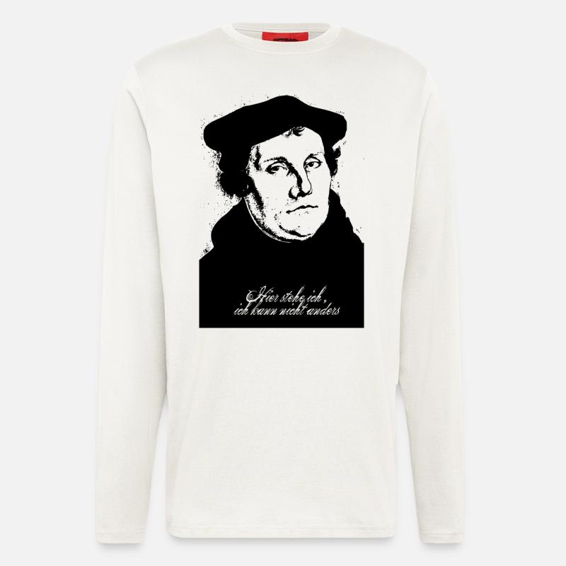 martin luther - Langarmshirt - made by SPREAD  - OFF WHITE