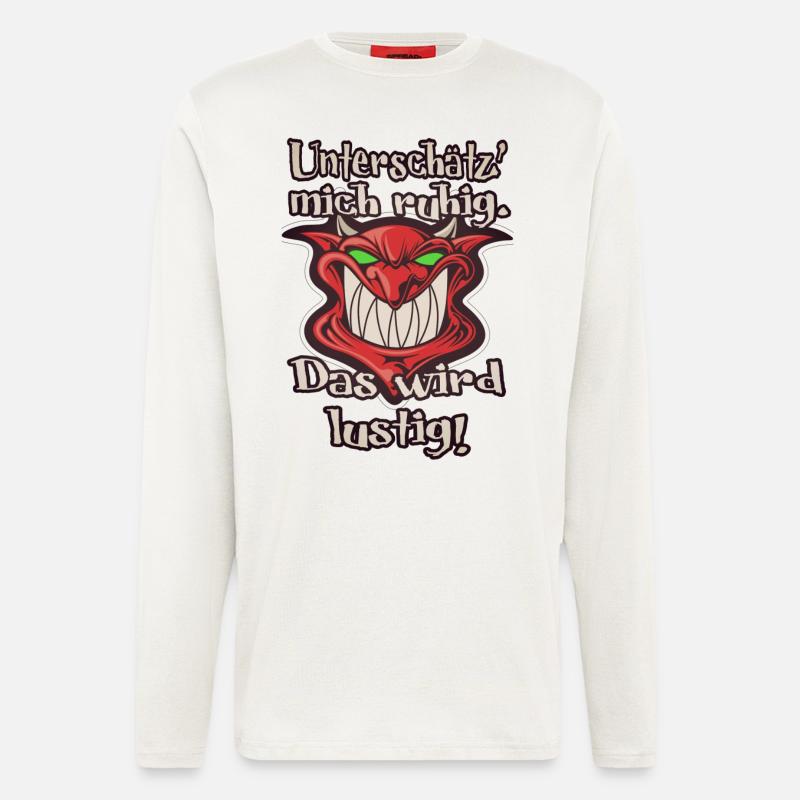 Das wird lustig! - Langarmshirt - made by SPREAD  - OFF WHITE