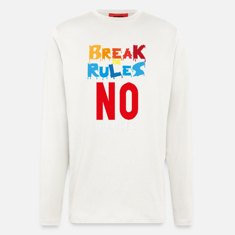 Break the Rules - Longsleeve - made by SPREAD - OFF WHITE