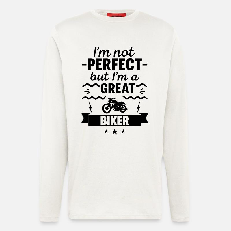 Not perfect but a great biker - Longsleeve - made by SPREAD  - OFF WHITE