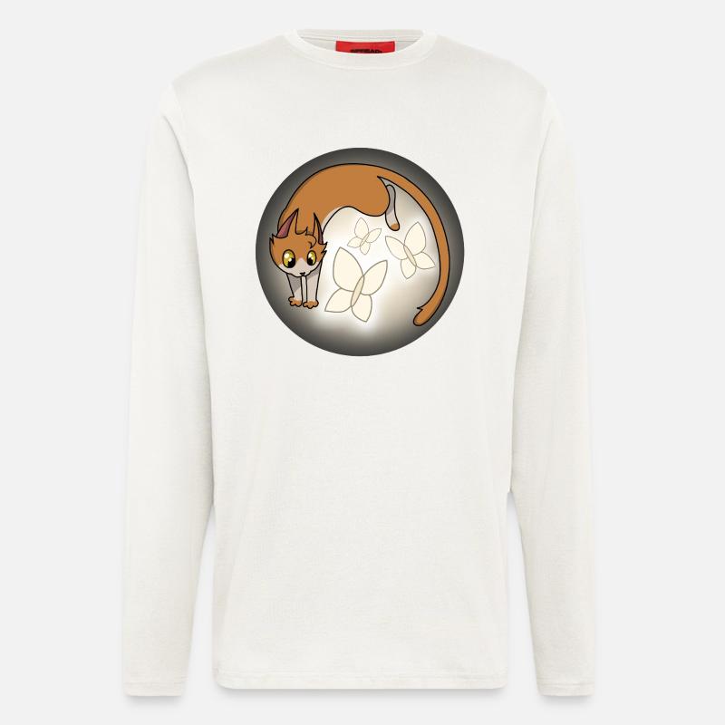 Schnurrhaare des Lichts - Langarmshirt - made by SPREAD  - OFF WHITE