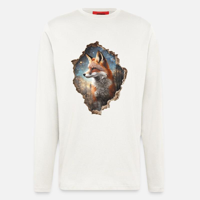 Fox - Longsleeve - made by SPREAD - OFF WHITE