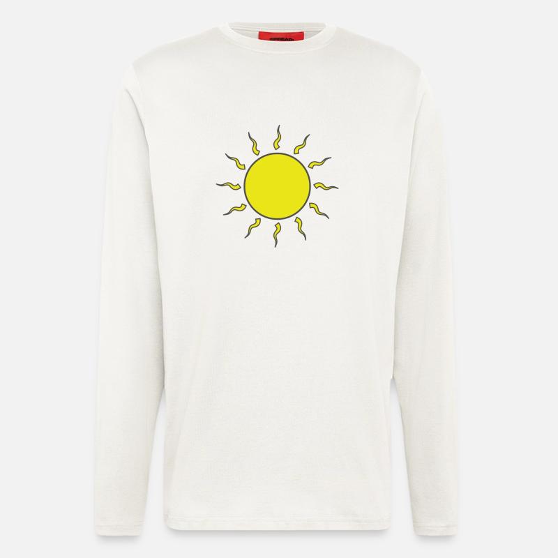 Sonne - Langarmshirt - made by SPREAD  - OFF WHITE