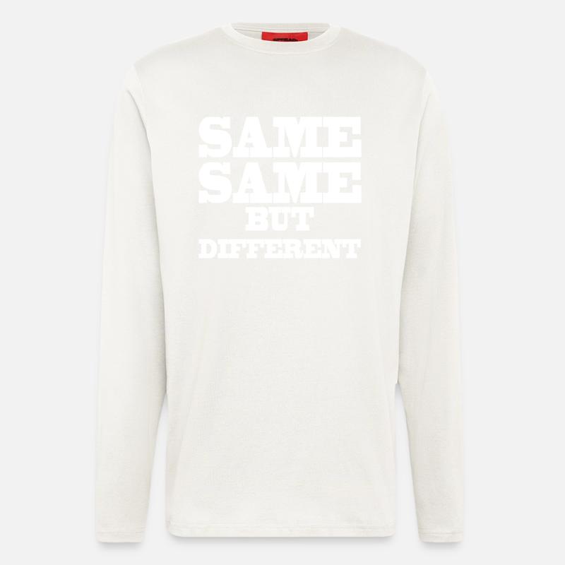 Same Same but Different - Langarmshirt - made by SPREAD  - OFF WHITE