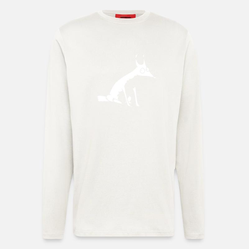 White fox no 1 - Langarmshirt - made by SPREAD  - OFF WHITE
