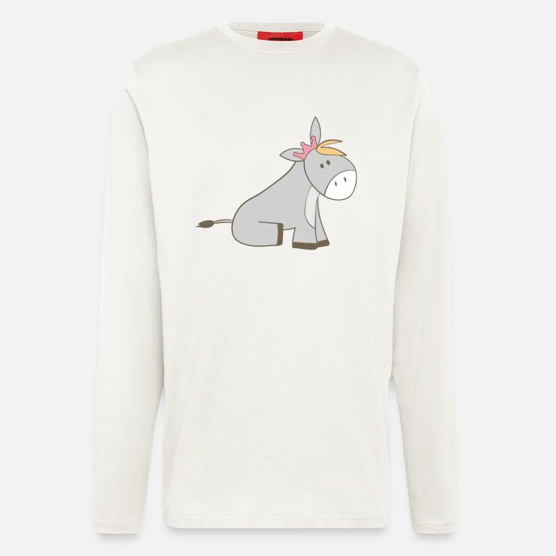 Esel - Langarmshirt - made by SPREAD  - OFF WHITE