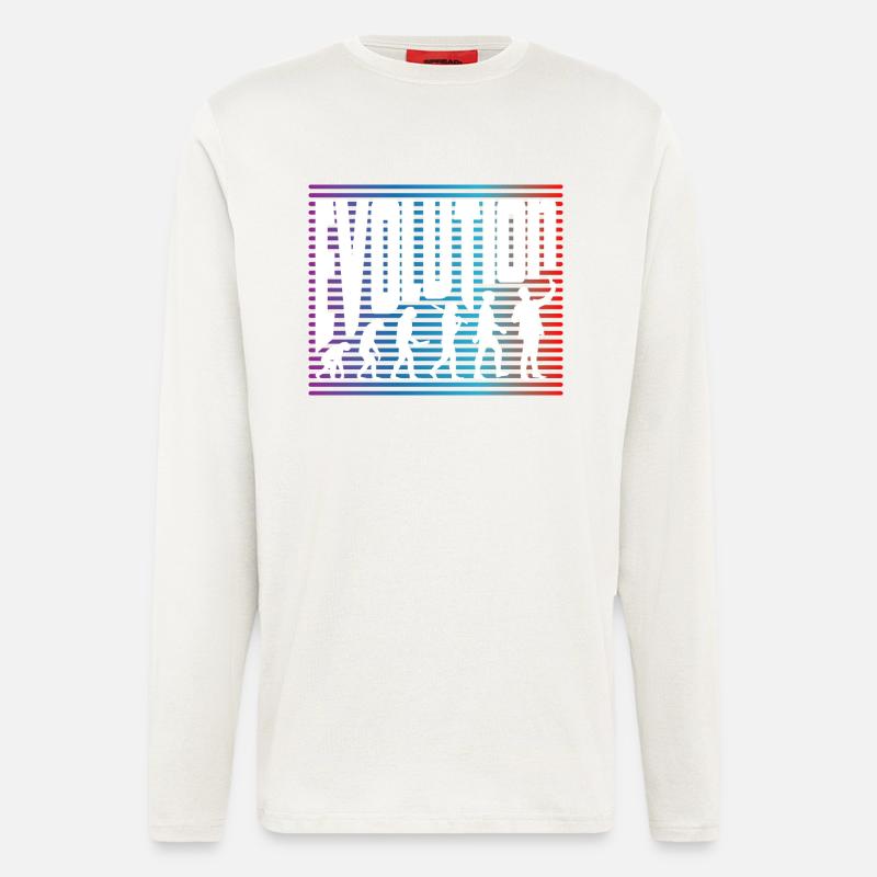 évolution - Manches longues bio décontracté fabriqué en UE - OFF WHITE