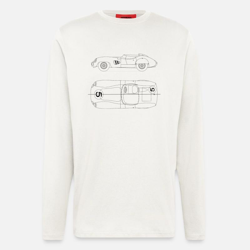 Aston Martin DBR1 - Longsleeve - made by SPREAD  - OFF WHITE