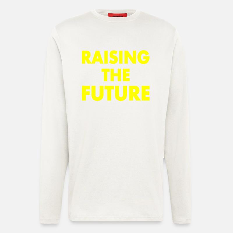Raising the future - Langarmshirt - made by SPREAD  - OFF WHITE