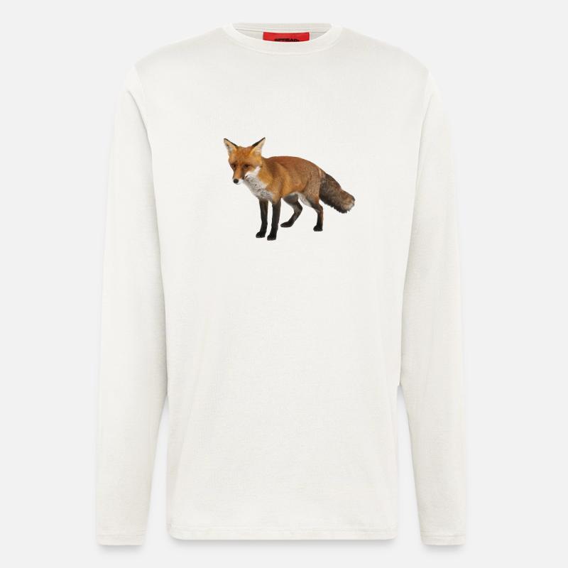 Fuchs - Langarmshirt - made by SPREAD  - OFF WHITE