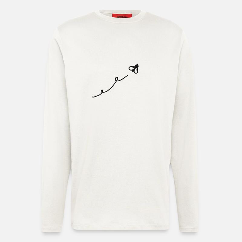 Fliege sumsum - Langarmshirt - made by SPREAD  - OFF WHITE