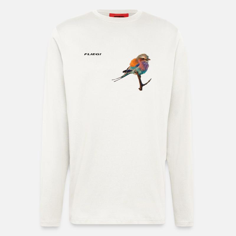 Vogel - Langarmshirt - made by SPREAD  - OFF WHITE