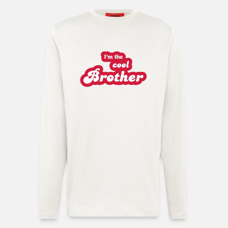 I'm the cool brother - Langarmshirt - made by SPREAD  - OFF WHITE