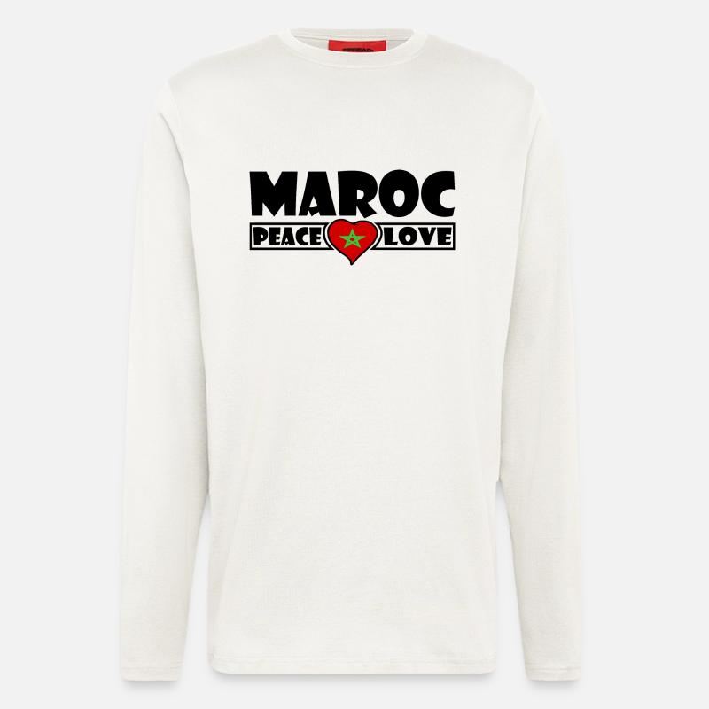Marokko - Langarmshirt - made by SPREAD  - OFF WHITE
