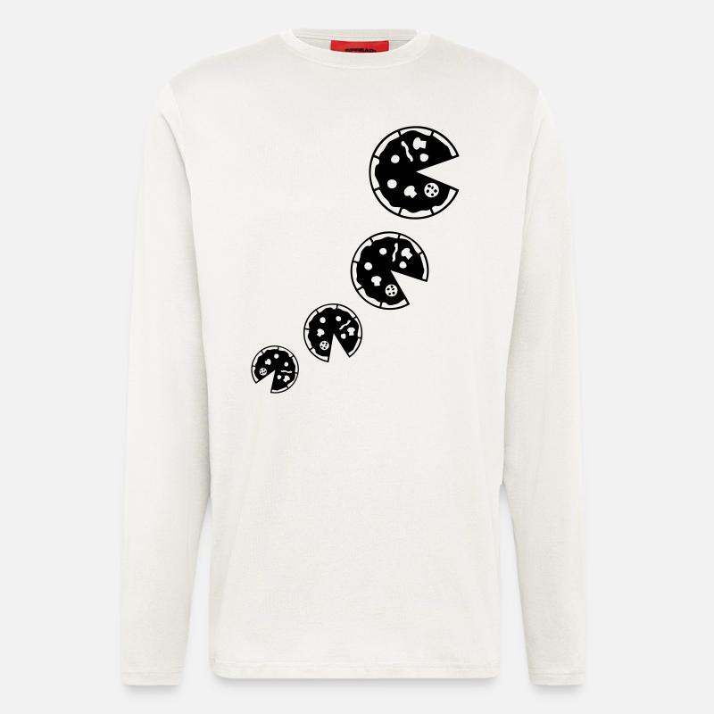 pizza pizza - Langarmshirt - made by SPREAD  - OFF WHITE