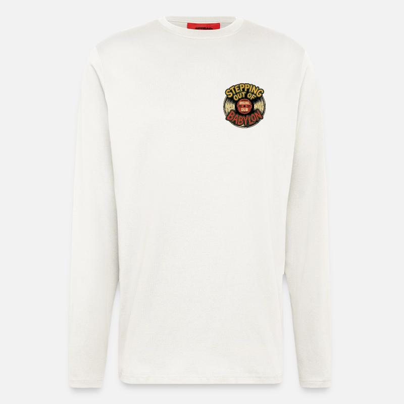 Stepping Roots Dub - Langarmshirt - made by SPREAD  - OFF WHITE