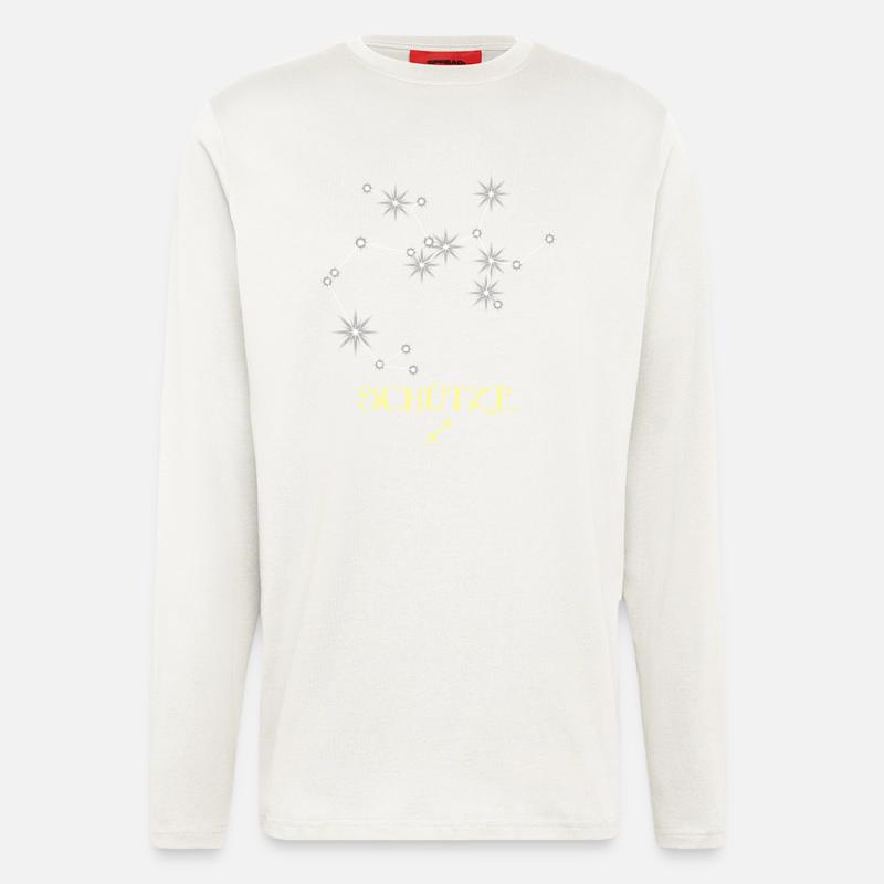 Schütze Sternzeichen - Langarmshirt - made by SPREAD  - OFF WHITE