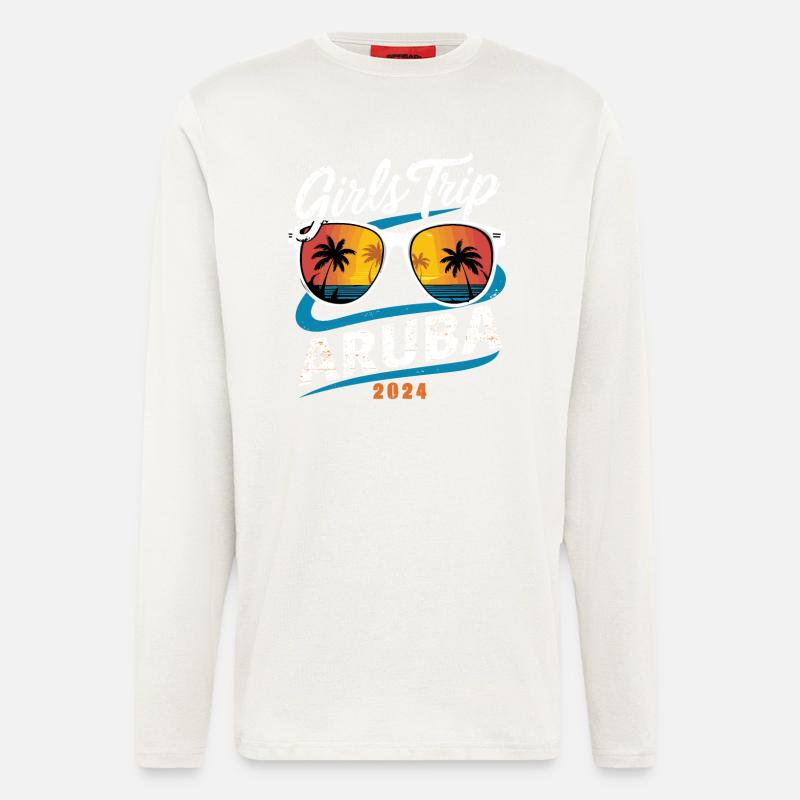 Girls Trip Aruba 2024 - Longsleeve - made by SPREAD  - OFF WHITE