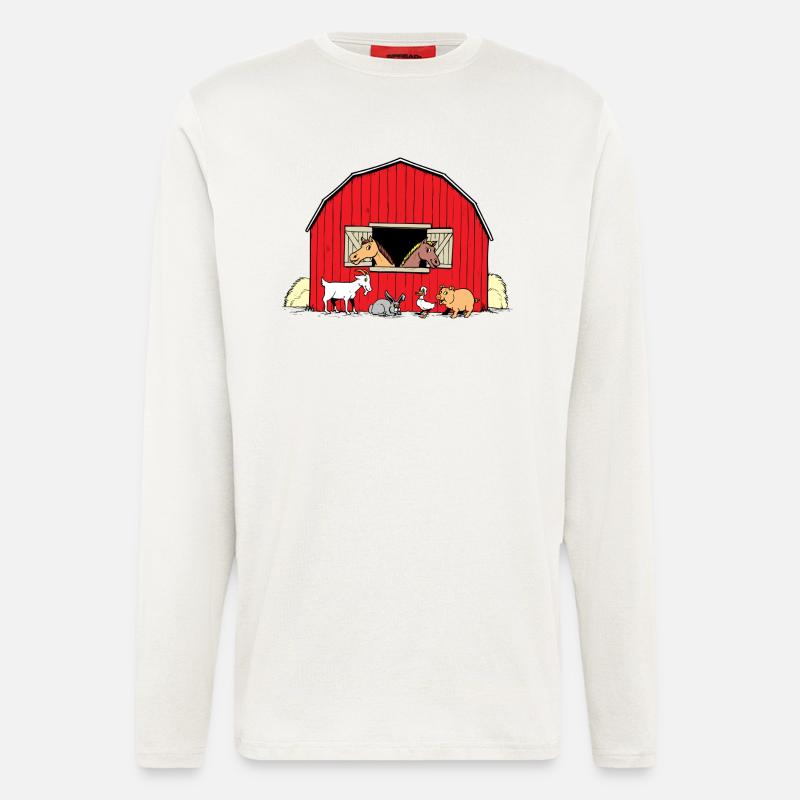 rabbit37 - Longsleeve - made by SPREAD  - OFF WHITE